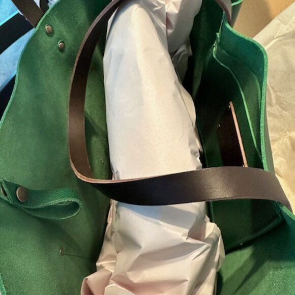 Oversize Leather Tote - Picture 5 of 7